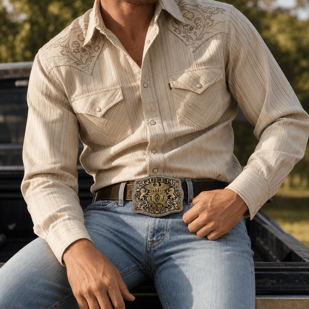 QNN Premium Western Championship Belt Buckle HTTT