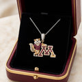 MGG Solid Gold Chain with Diamond Pendant HTTT
