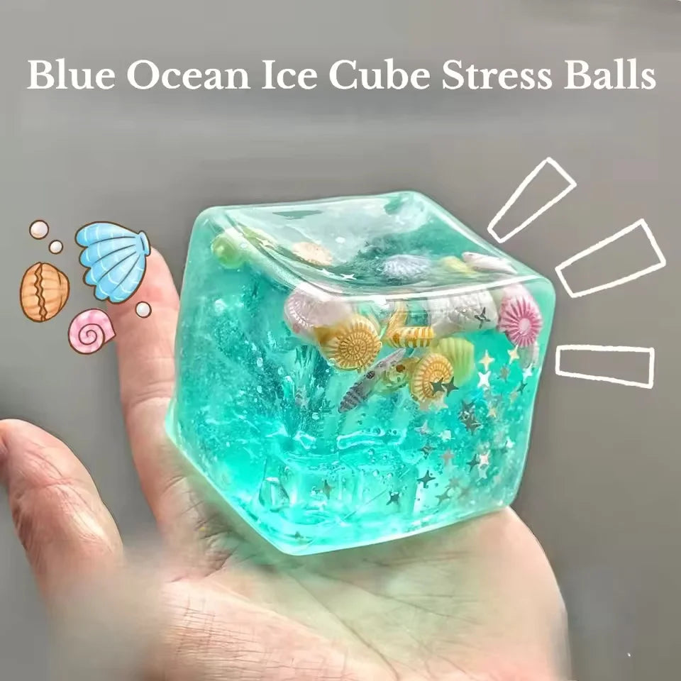Clear Glitter Slime Kit DIY Handmade Stress Relief Crystal Mud Kids Sensory ToySafe without borax